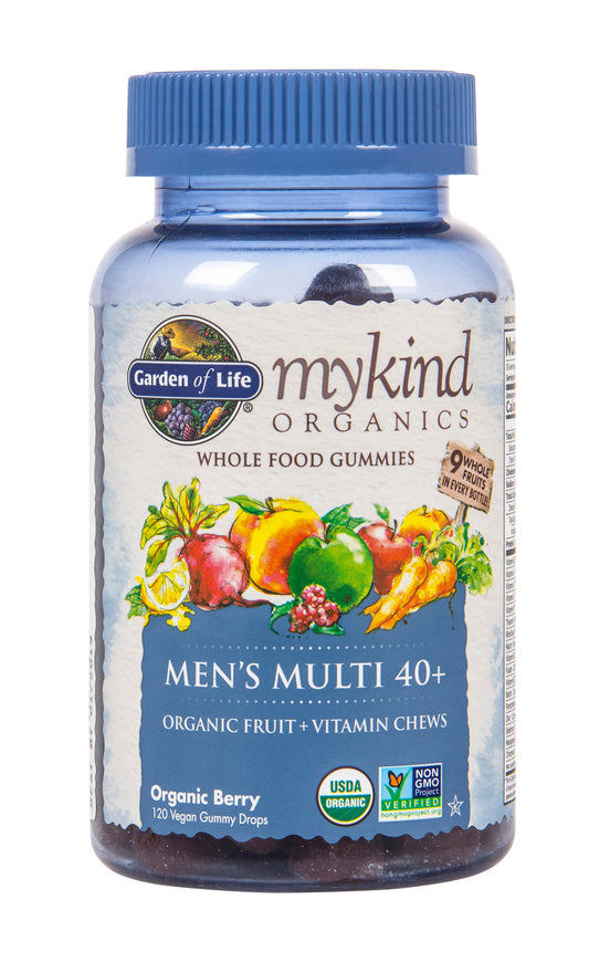 Mykind Men's Gummy, Multivitamin 40+, Berry, Organic