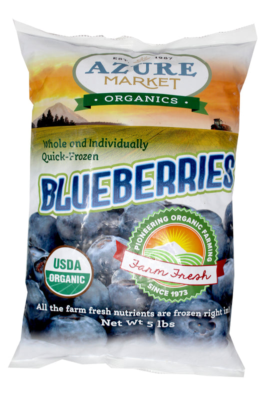 Blueberries, Whole, Frozen, Organic