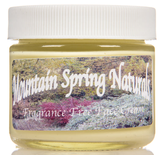 Face Cream, Natural, Fragrance Free, Organic