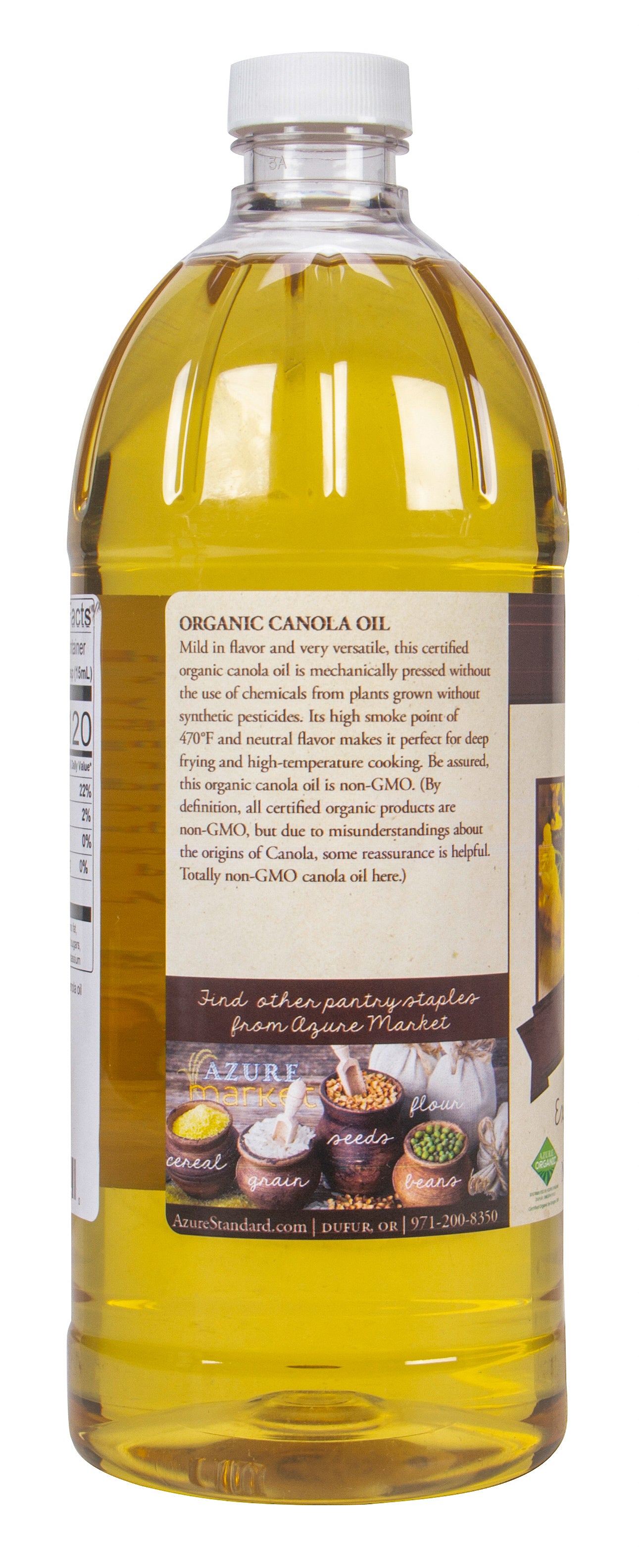 Canola Oil, Expeller Pressed, Organic