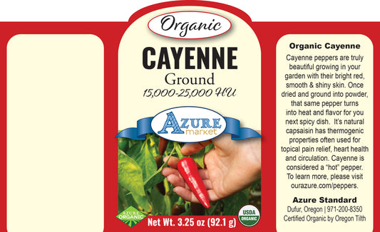 Cayenne, Ground, Organic
