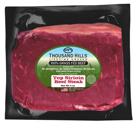 Top Sirloin Steak, Grass-Fed, Frozen