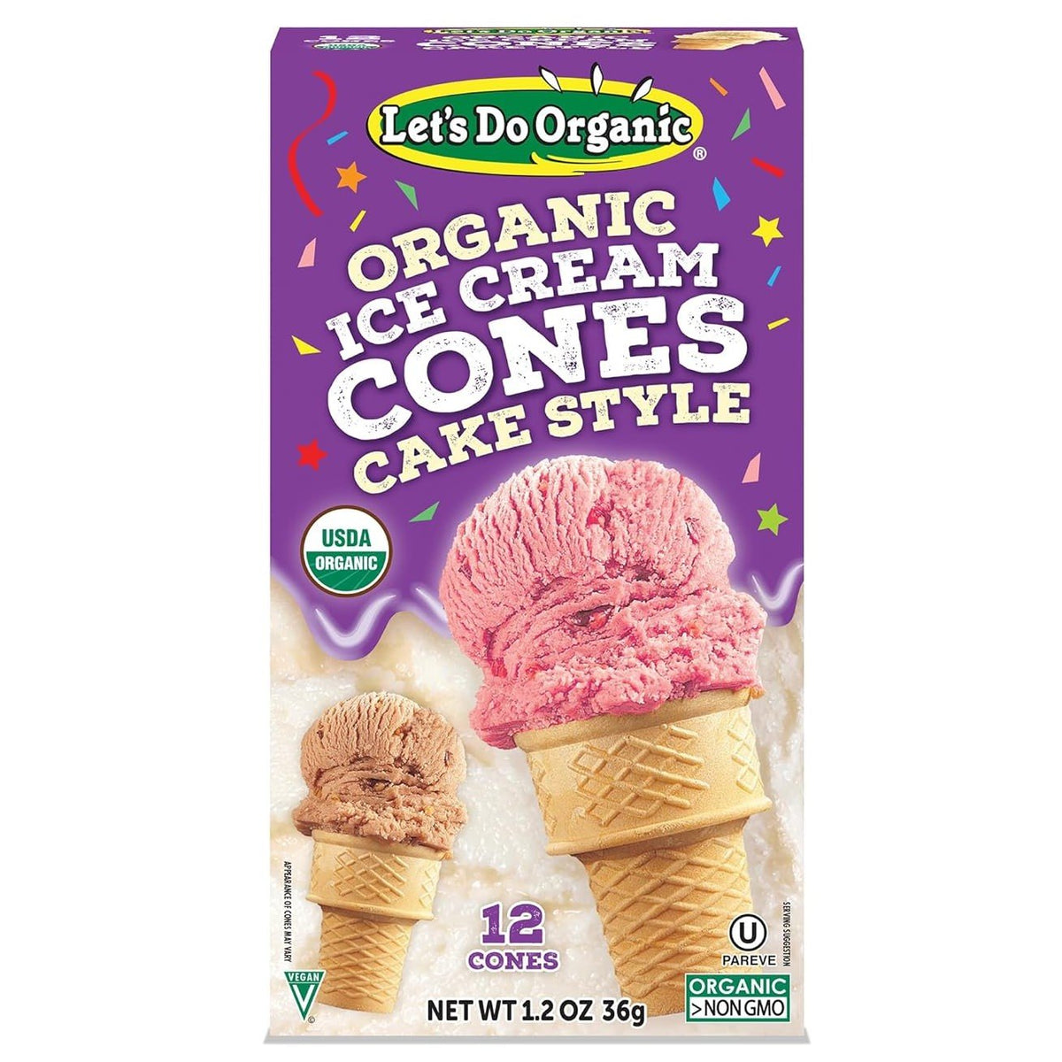 Ice Cream Cones, Organic