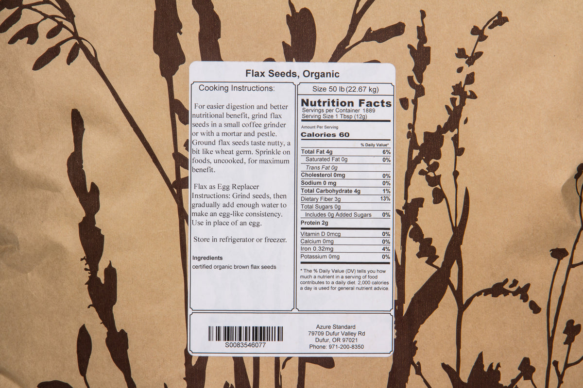 Flax Seeds, Organic