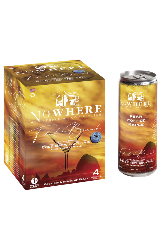 Craft Beverage, Tidal Break Cold Brew, Pear, Coffee, Maple -Non Alcoholic