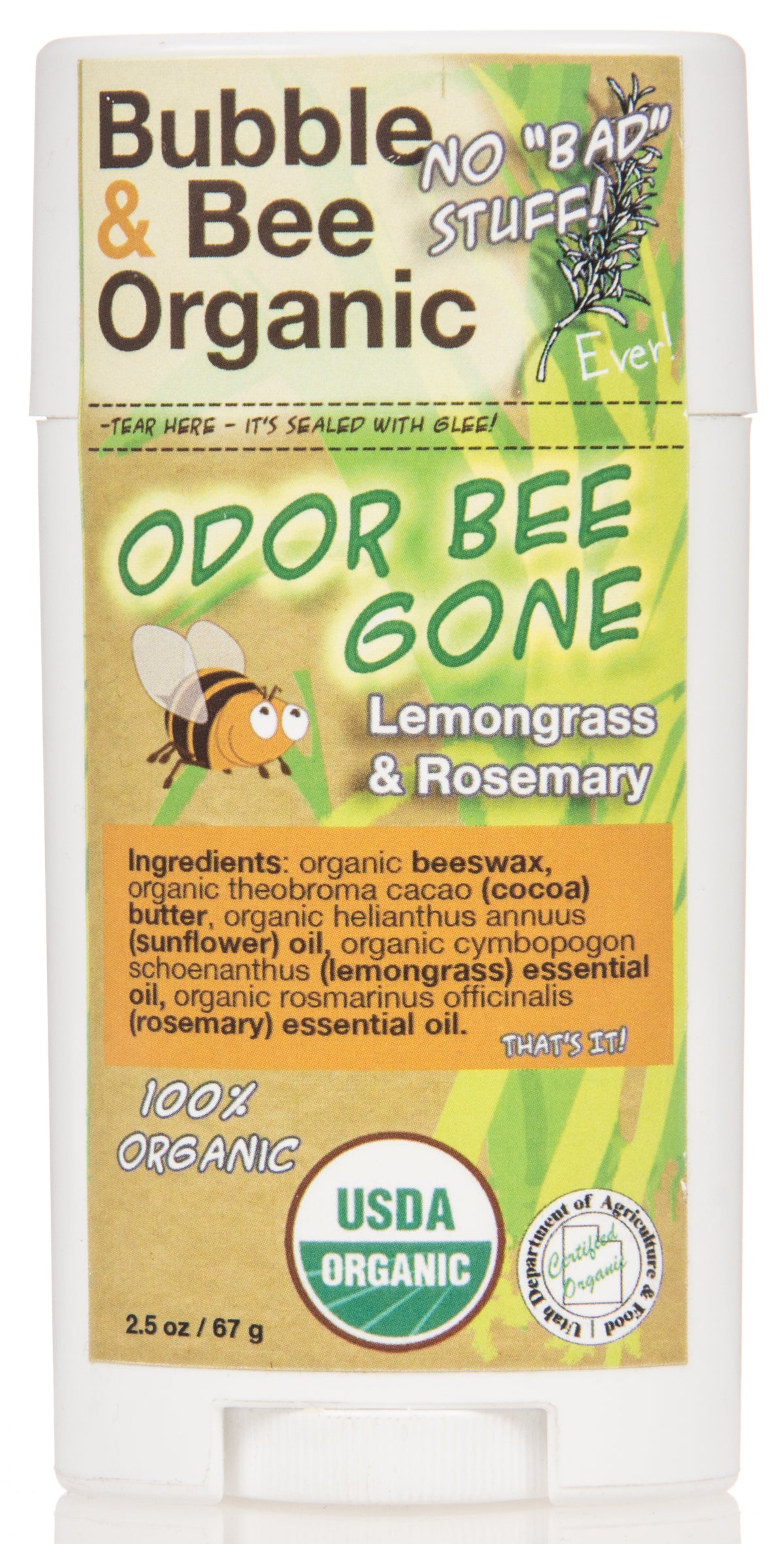 Pit Putty, Lemongrass Rosemary, Organic