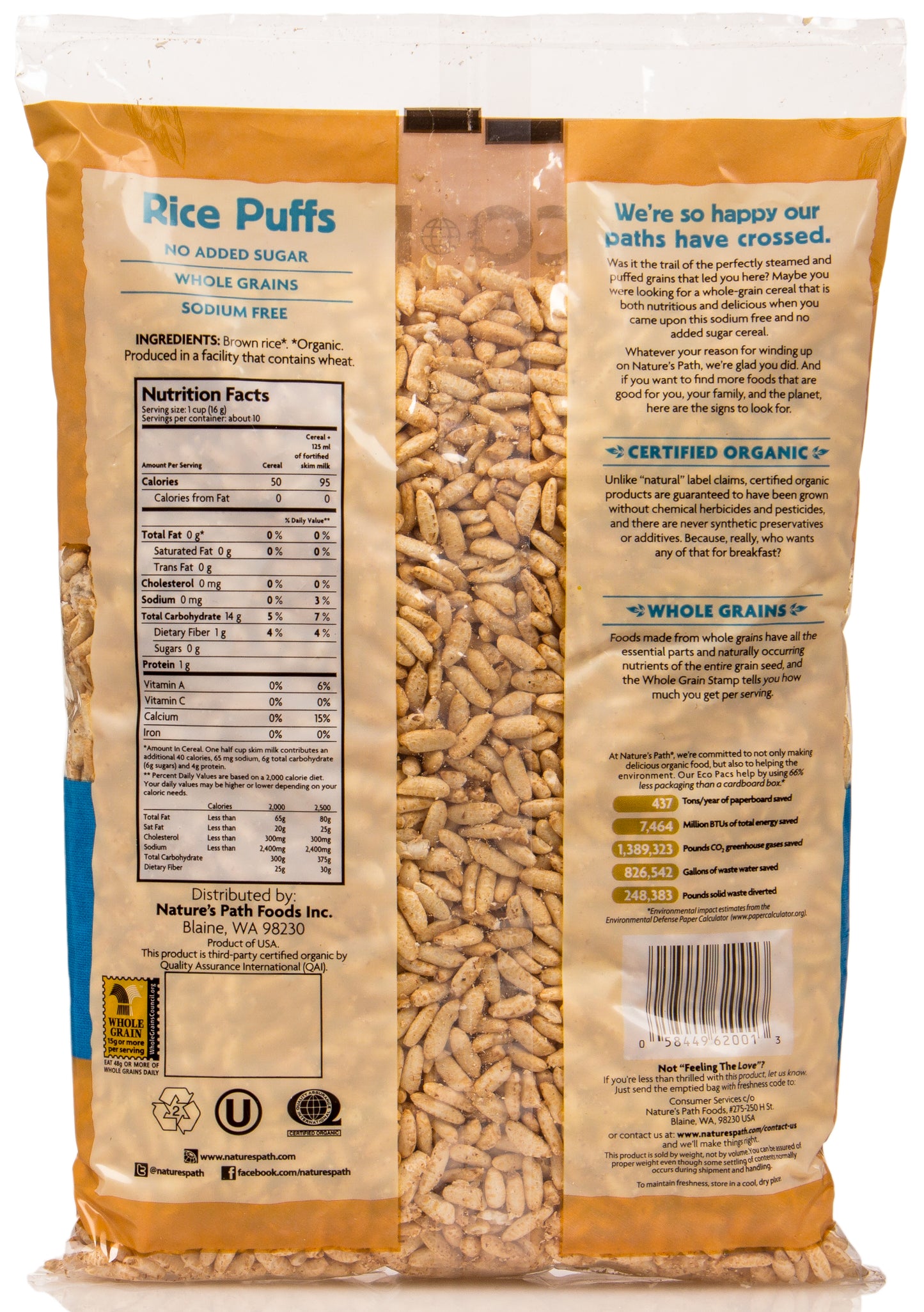 Rice Puffs, Organic