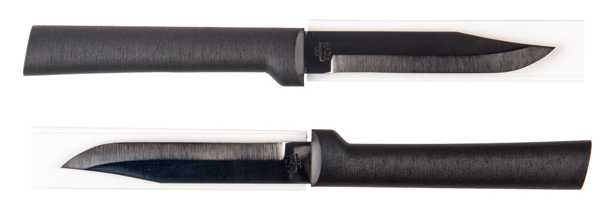 Regular Paring Knives, Black Handle
