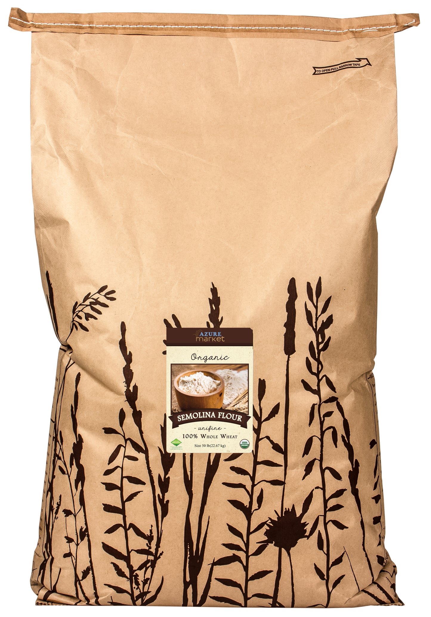 Semolina (Durum Wheat) Flour, Unifine, Organic