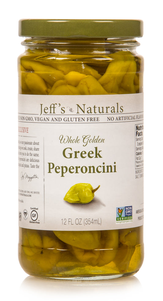 Golden Greek Peperoncini, Whole