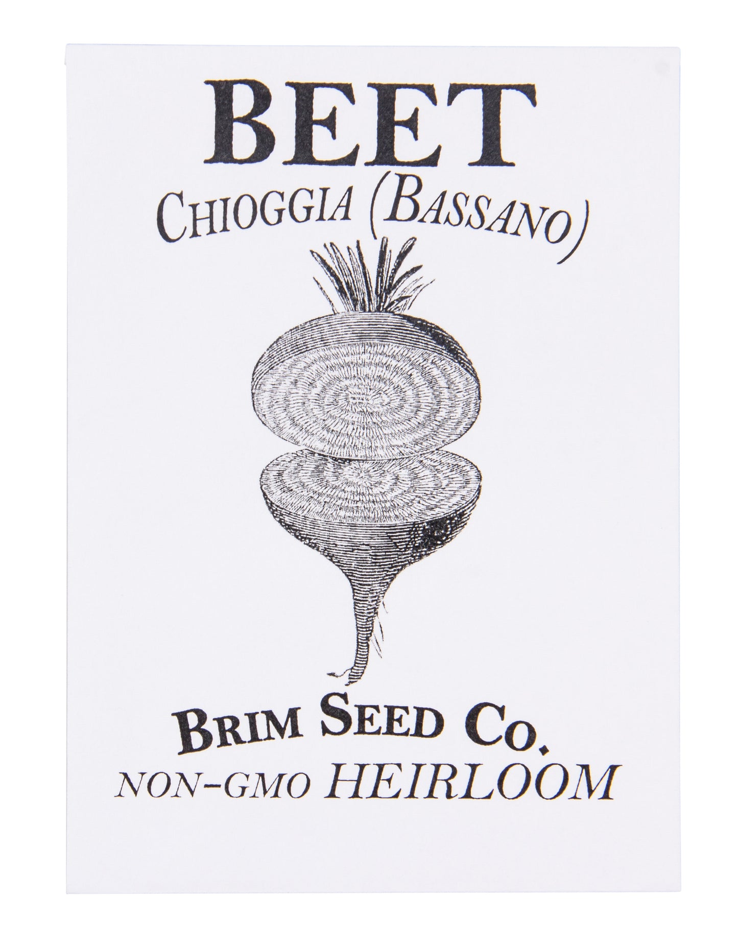 Beet, Chioggia Bassano Heirloom Seed