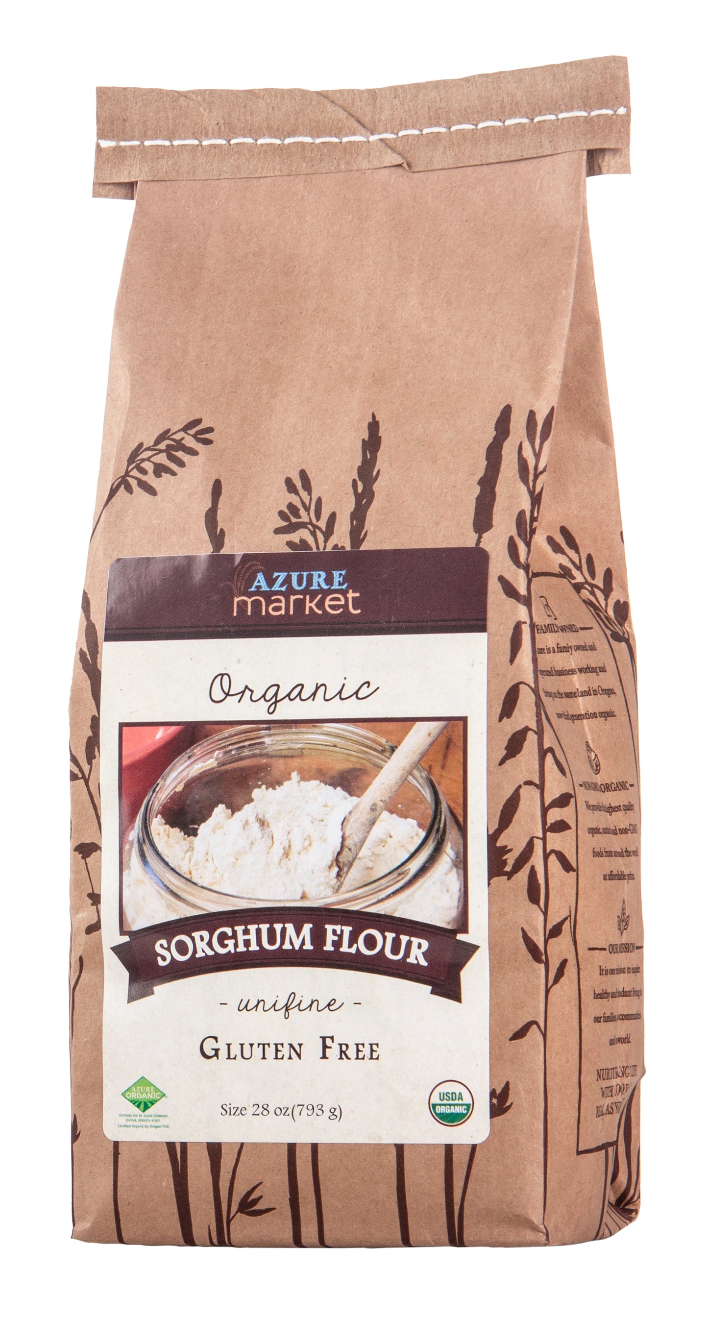 Milo Sorghum Flour (Unifine), GF, Organic