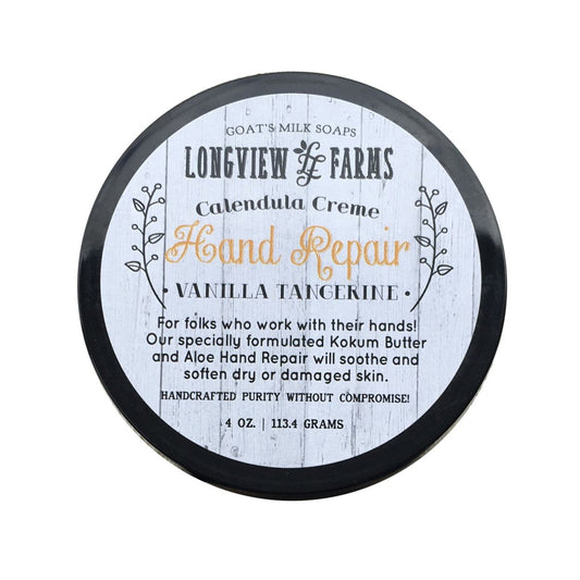 Hand Repair Cream, Calendula, Vanilla Tangerine, Chemical Free