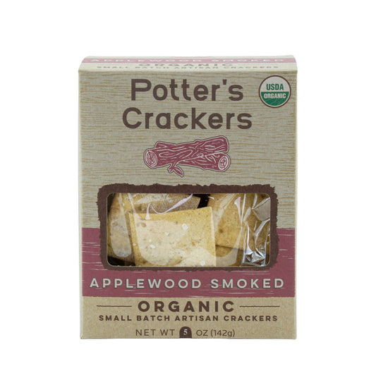Artisan Crackers, Applewood Smoked, Organic