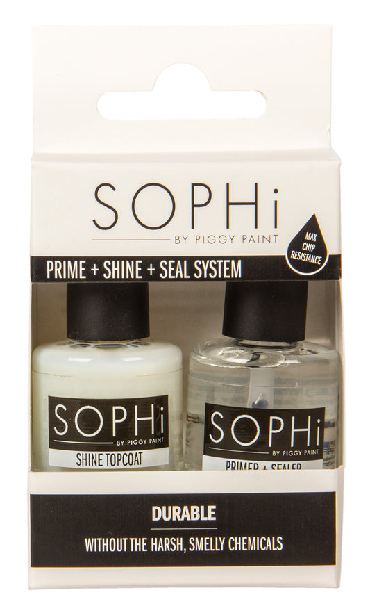 Nail Polish, Prime, Shine, Seal System