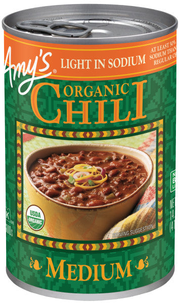 Medium Chili, Low Sodium, Organic