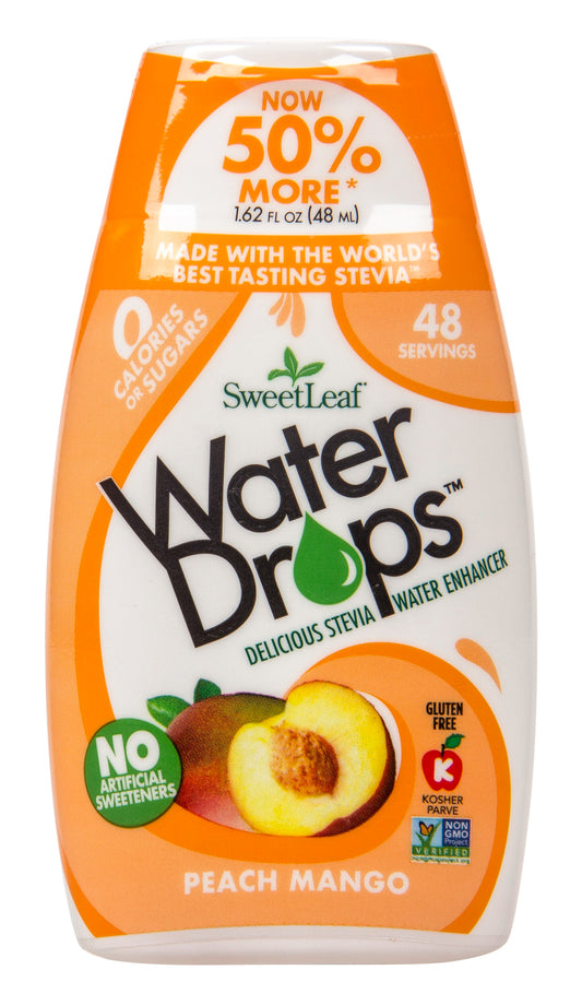 Natural Water Drops, Peach Mango
