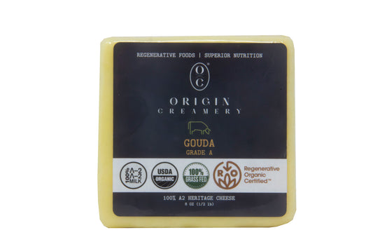 A2 Gouda Cheese Block, Organic