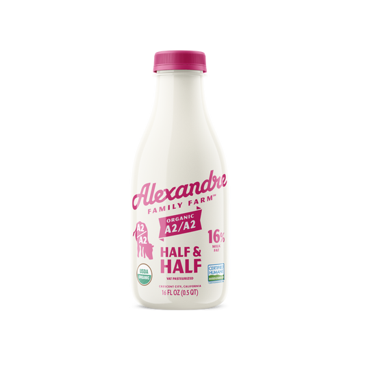 Half and Half, A2, 16%, Pasture Raised, Organic
