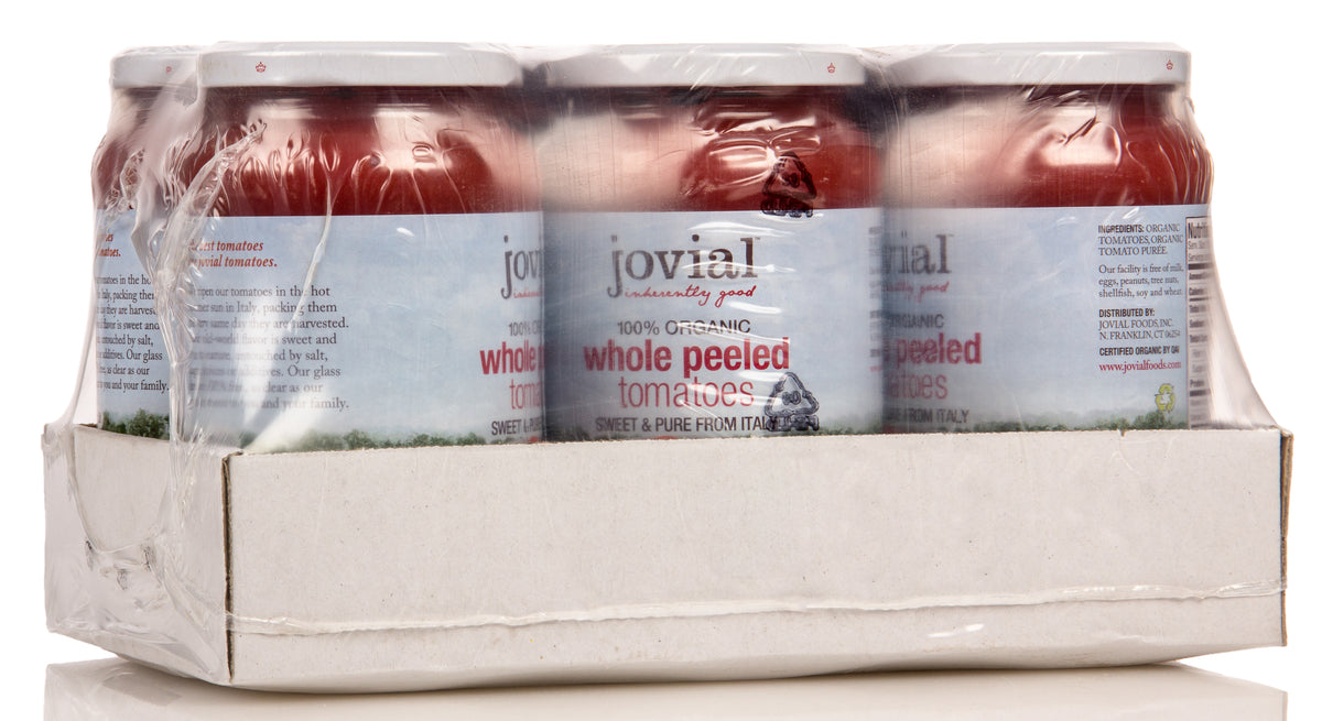 @Tomatoes, Whole Peeled, in Glass, Organic