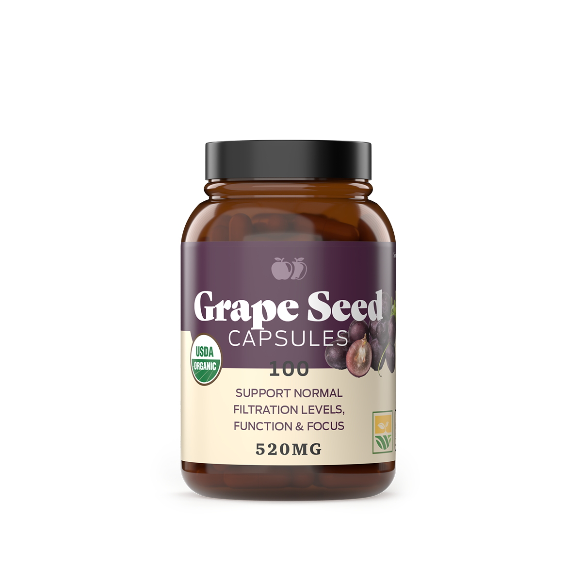 Grape Seed Extract, 520mg