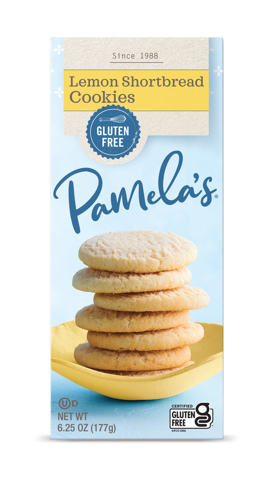Lemon Shortbread Cookies, Gluten Free