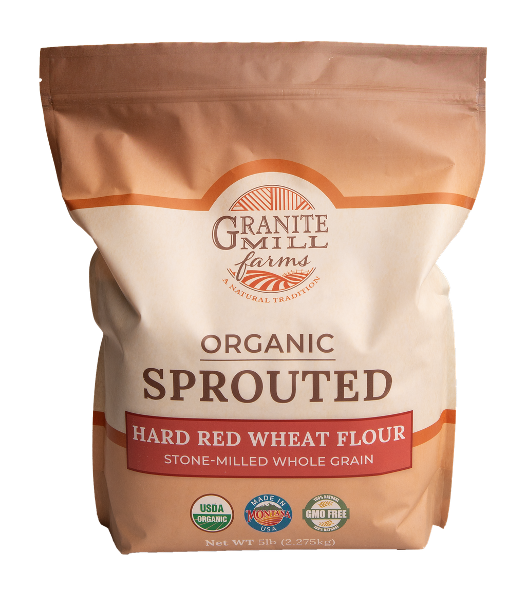 Hard Red Wheat Flour, Sprouted, Organic