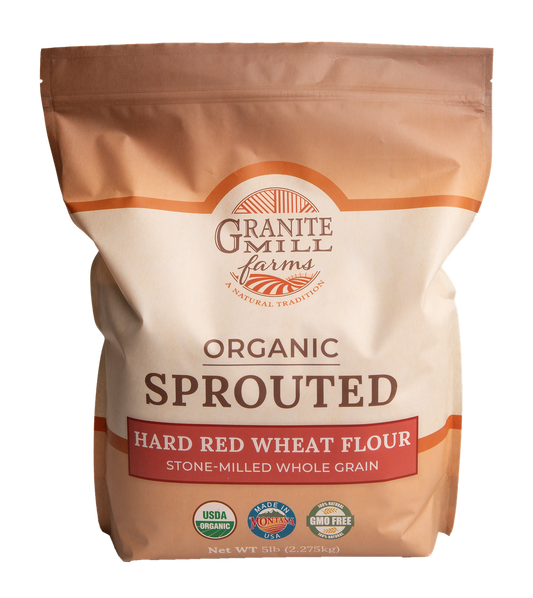 Hard Red Wheat Flour, Sprouted, Organic
