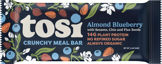 Crunchy Meal Bar, Almond Blueberry, Organic