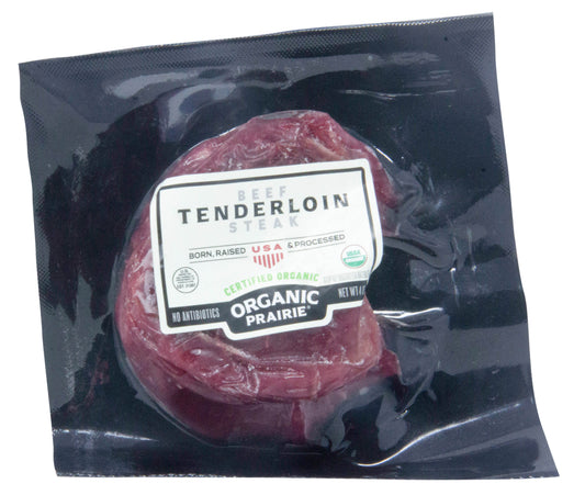 Beef Tenderloin, Frozen, Organic