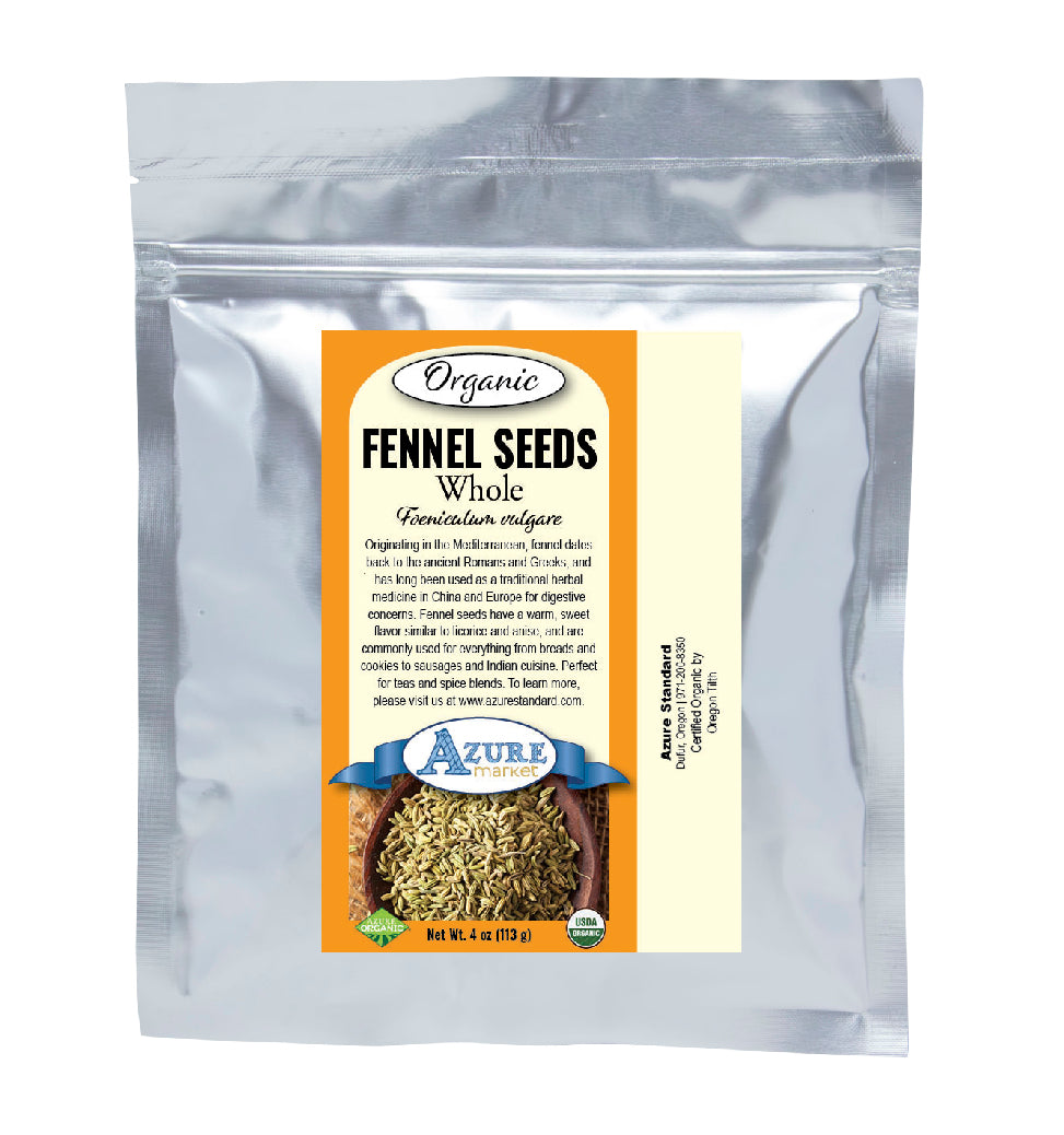 Fennel Seeds, Whole, Organic