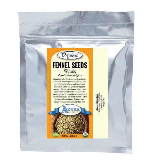 Fennel Seeds, Whole, Organic