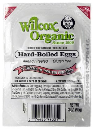 Eggs, Hardboiled & Peeled, Organic