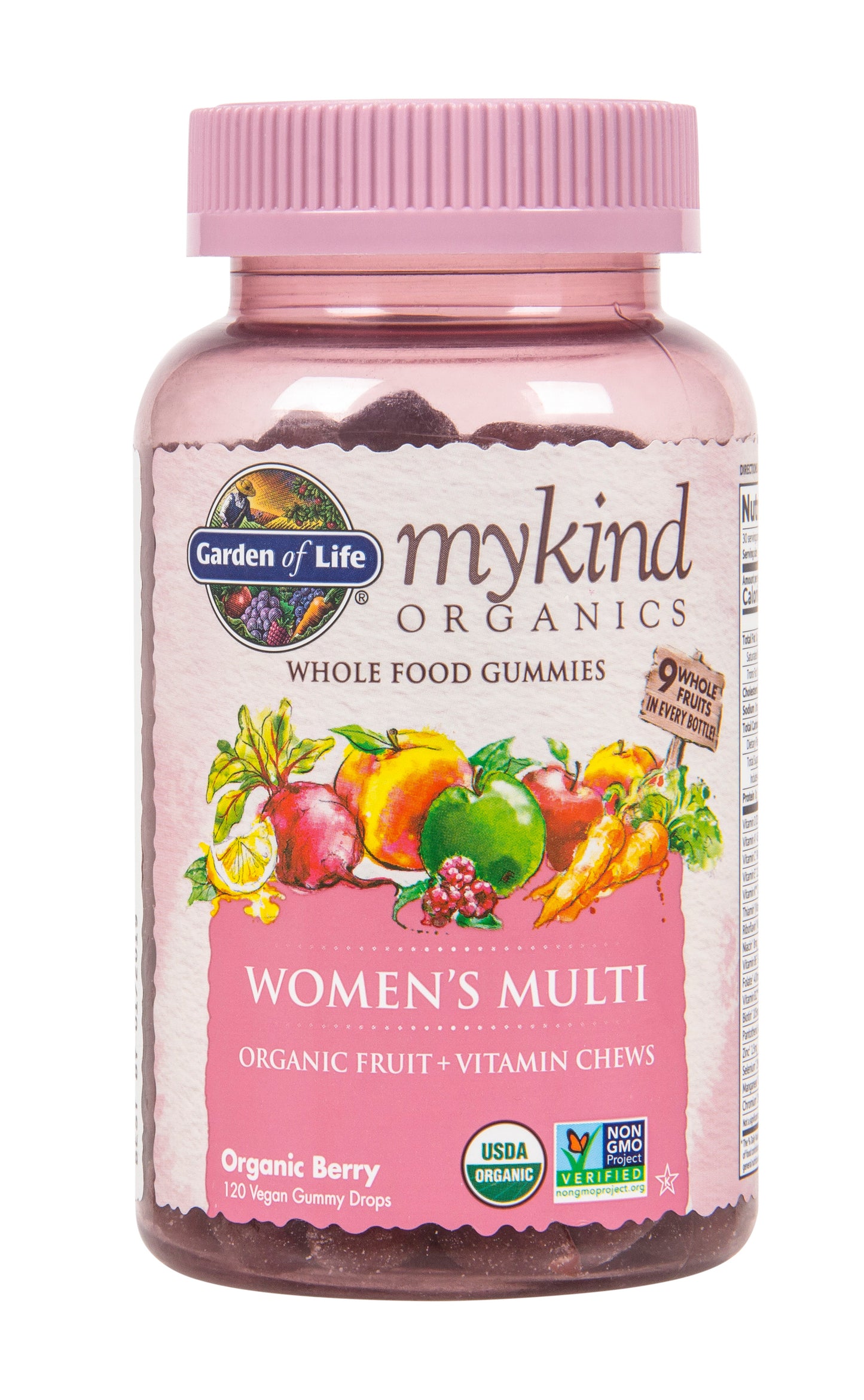 Mykind Women's Gummy, Multivitamin, Berry, Organic