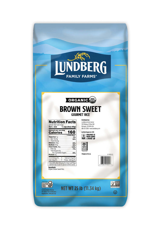 Rice, Sweet, Brown, Organic, Gluten Free