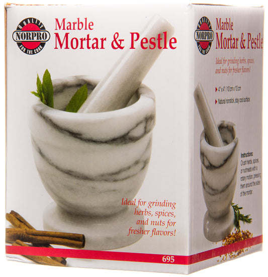 Marble Mortar & Pestle