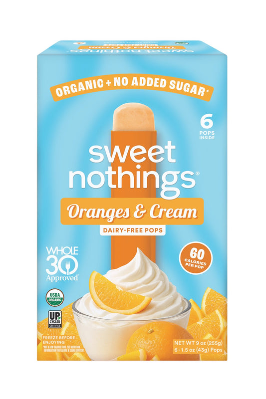 Fruit Pops, Dairy Free, Oranges & Cream, Organic