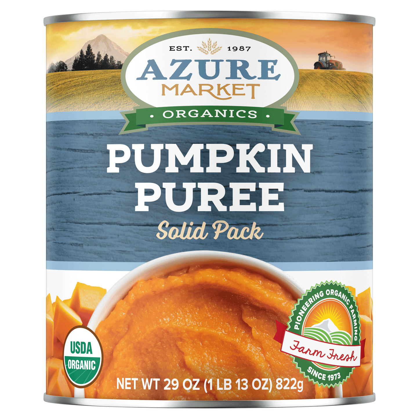 Pumpkin Puree, Solid Pack, Organic