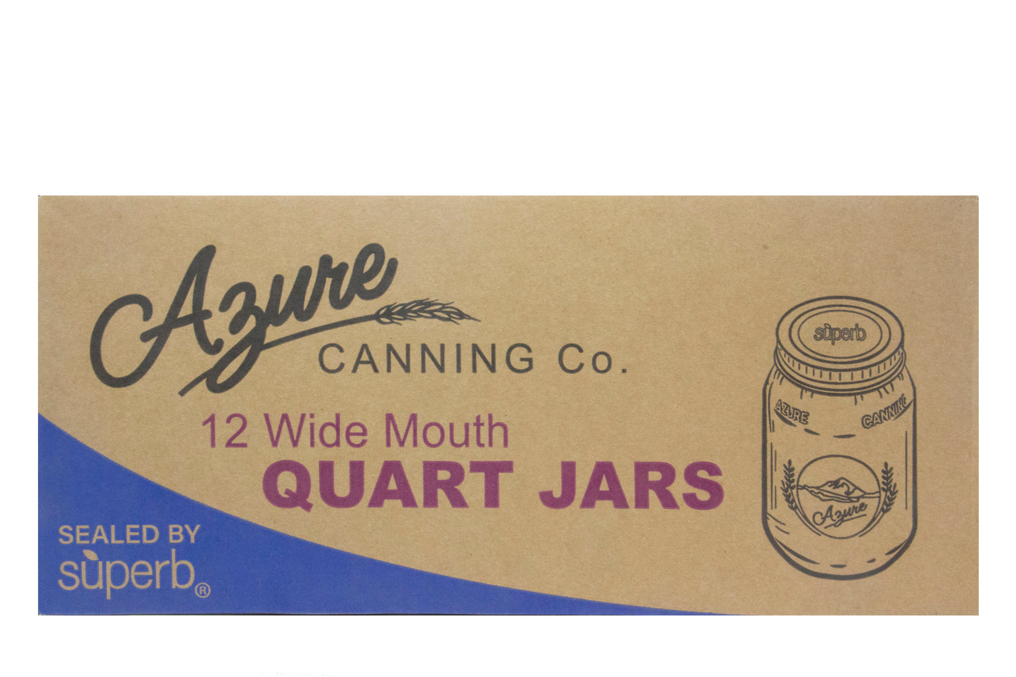 Canning Jars, Quart, Wide Mouth (with lids & bands)
