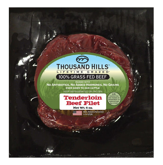 Tenderloin Filet, Grass-Fed, Frozen