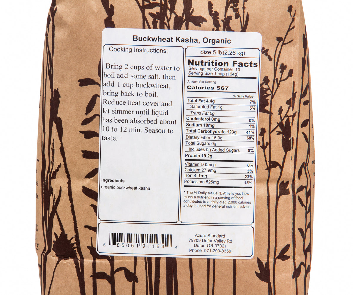 Buckwheat Kasha, Organic