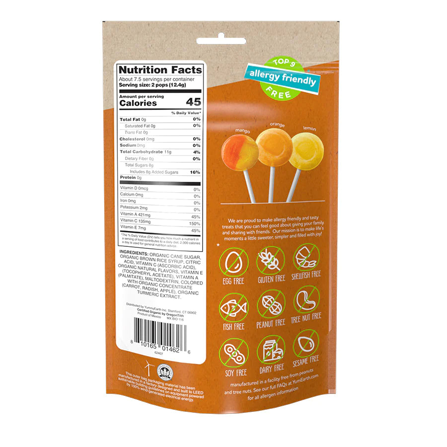 Ultimate Anti Oxidant Lollipops, Organic
