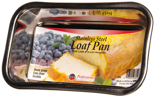 Loaf Pan, Stainless Steel, 8.5 x 4.5 x 2 inch