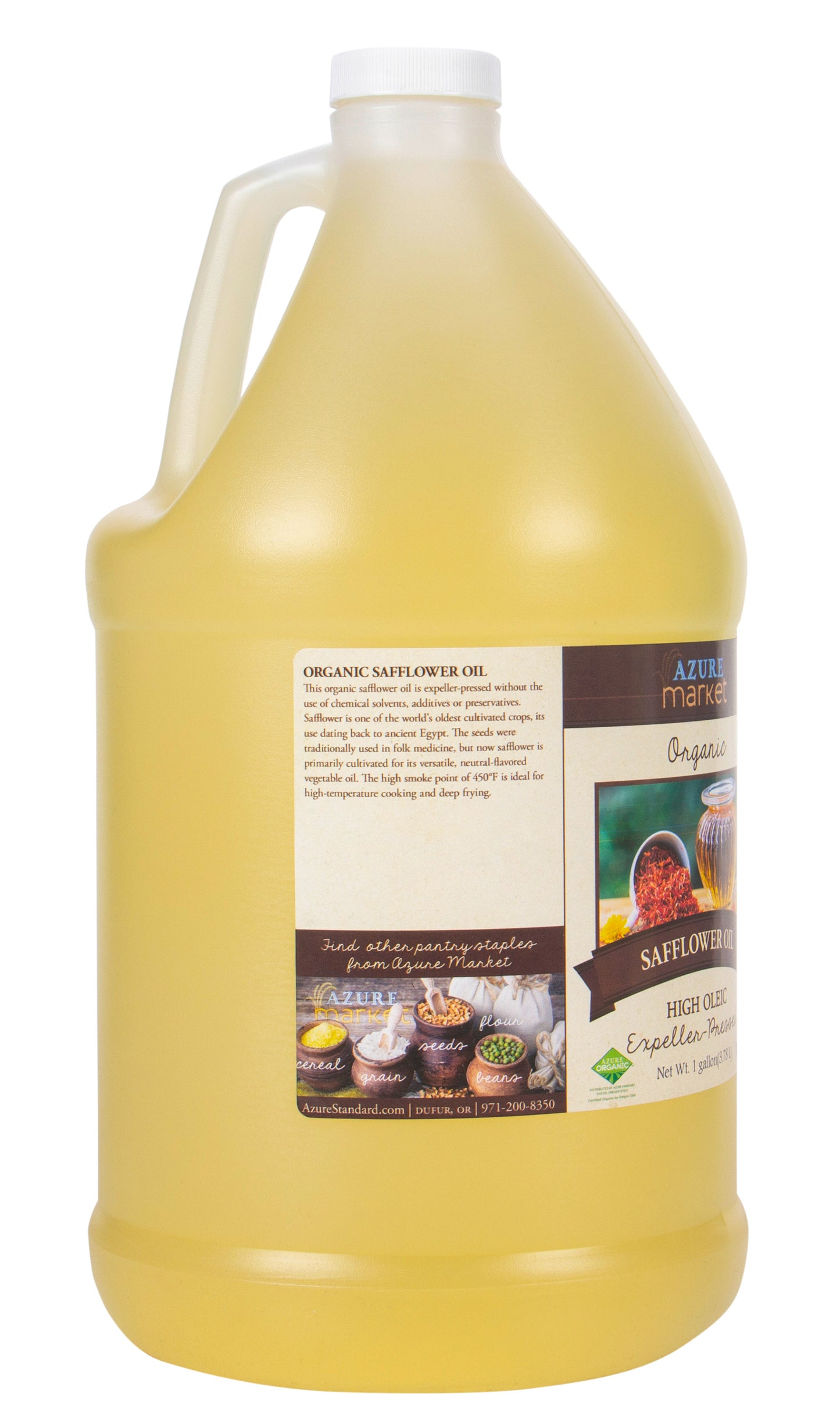 Safflower Oil, Expeller Pressed, High Oleic, Organic