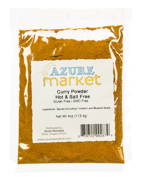 Curry Powder, Hot, Salt Free