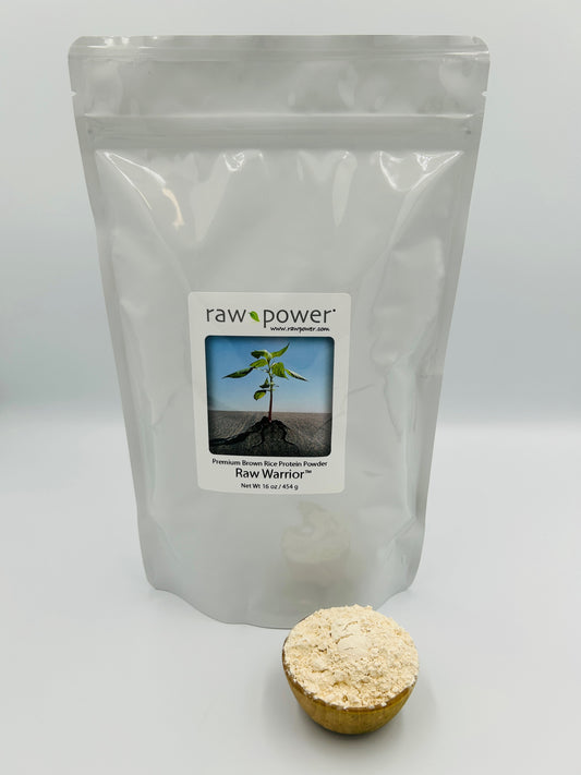 Raw Warrior, Brown Rice Protein Powder, Raw , Organic