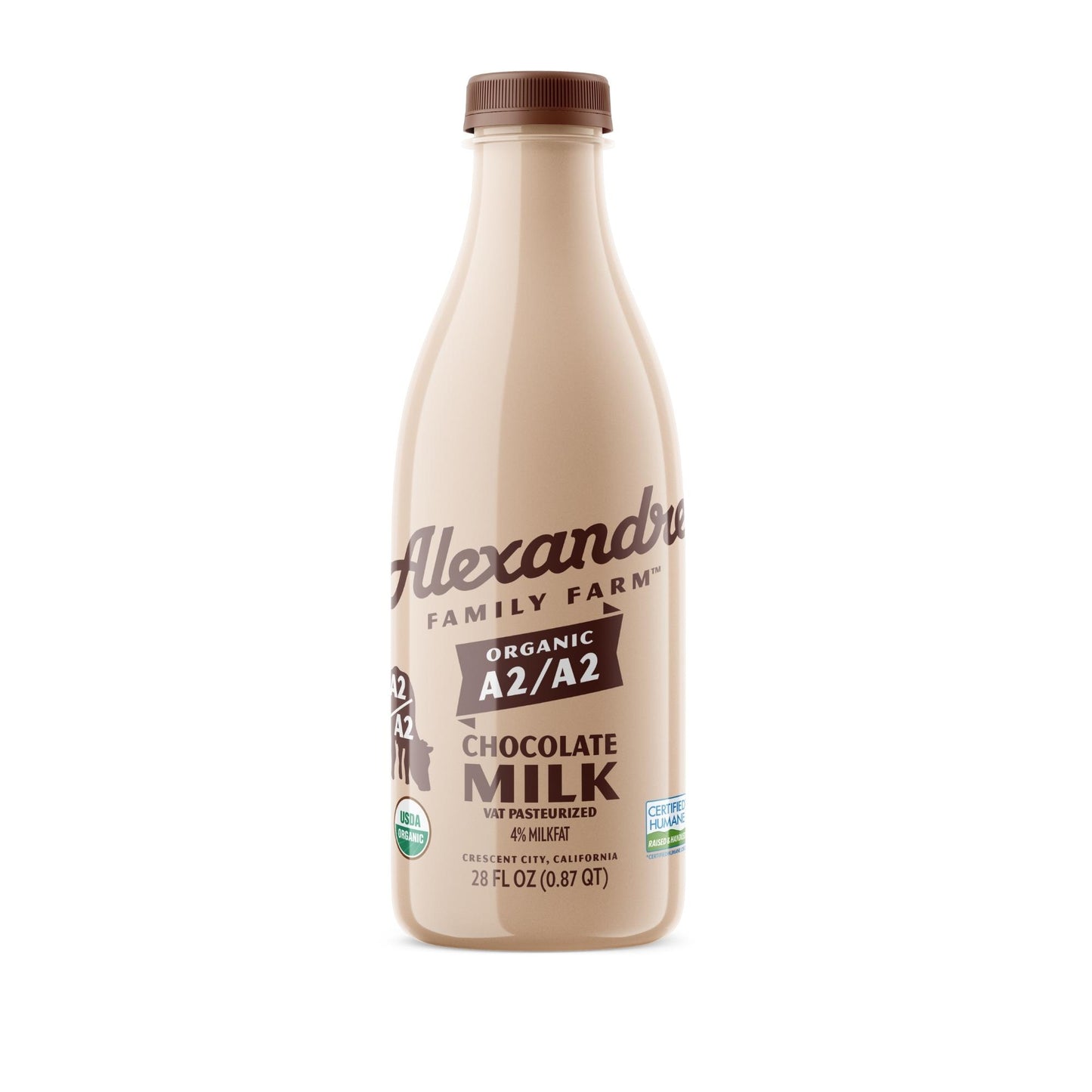 Chocolate Whole Milk, A2, Pasture Raised, Organic