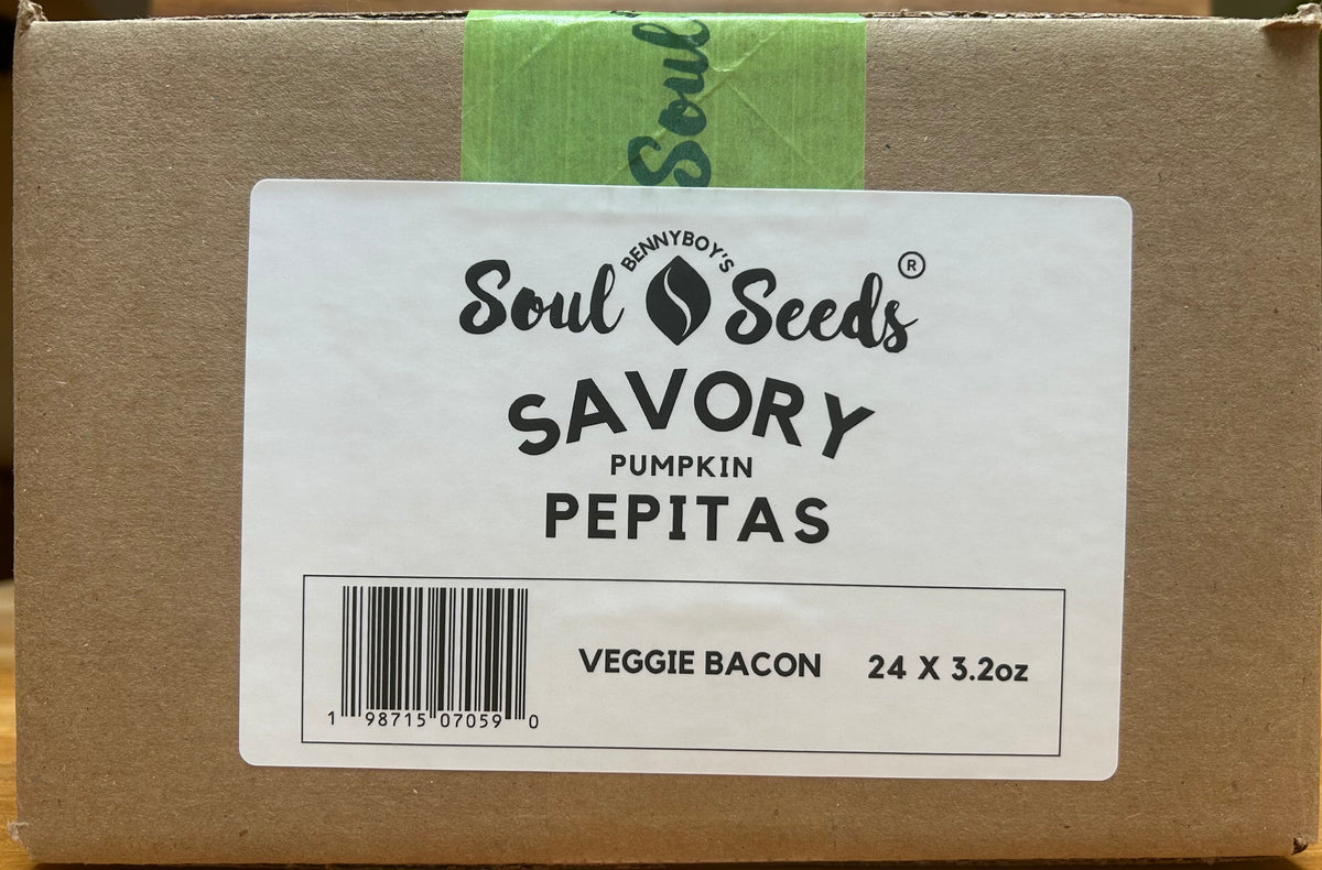 Savory Pumpkin Pepitas, Veggie Bacon