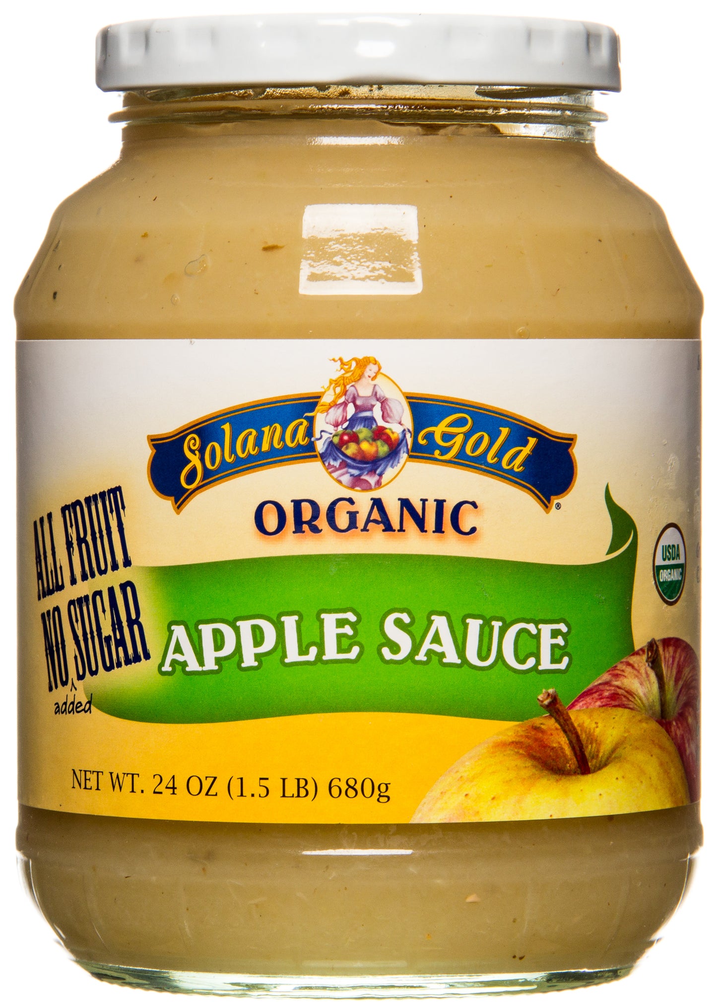 Apple Sauce in Glass, Organic