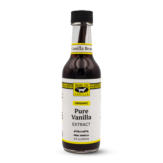 Vanilla Extract, Pure, Whole Vanilla Bean Inside, Organic